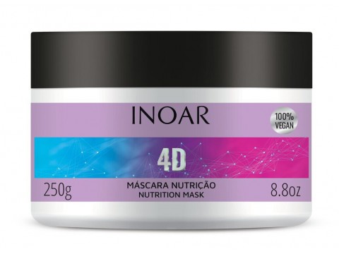 Inoar 4D Nutrition Mask Maitinamoji plaukų kaukė 250g Inoar 4D Nutrition Mask Maitinamoji plaukų kaukė 250g